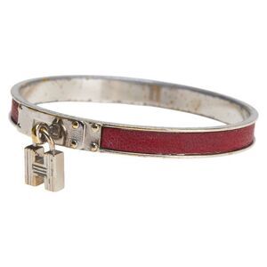 Hermes Kelly Bangle Metal Leather Bracelet